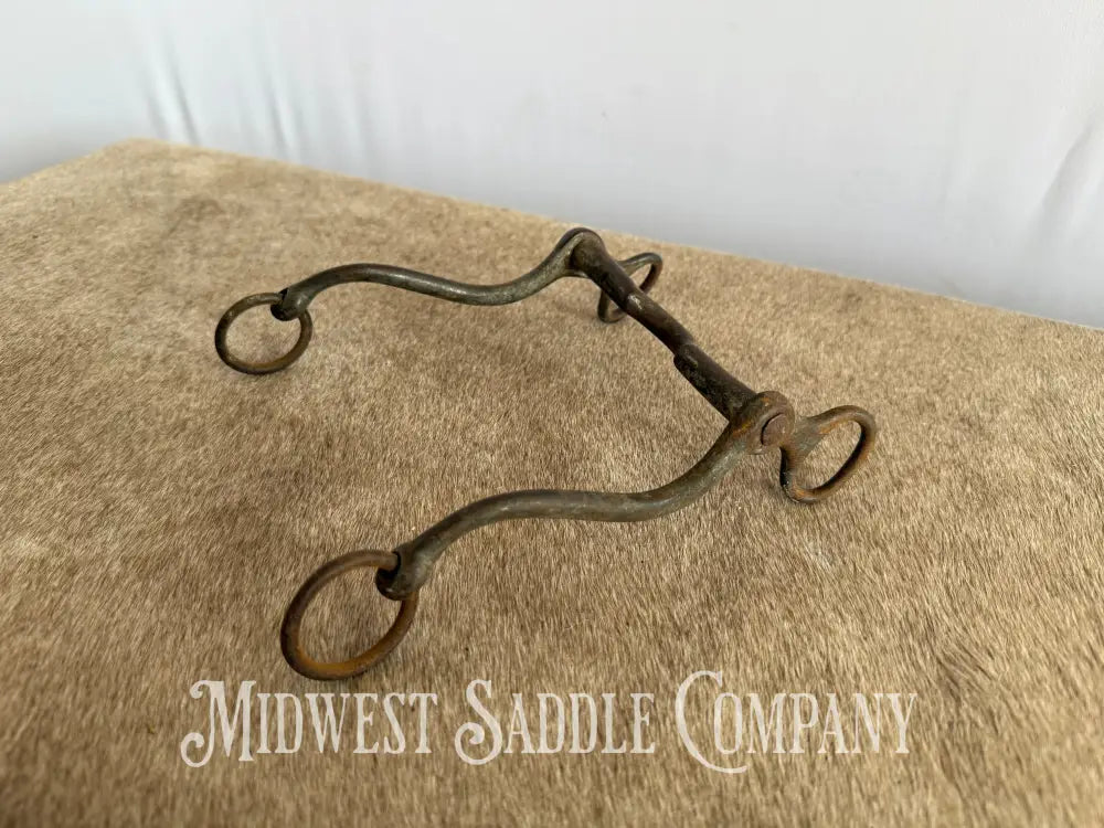 Antique Hand-Forged Western Horse Low Port Cowboy Curb Bit Bit
