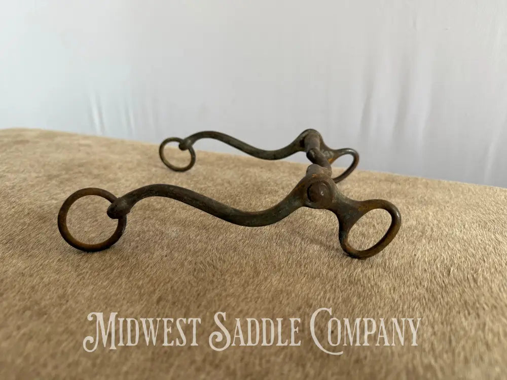 Antique Hand-Forged Western Horse Low Port Cowboy Curb Bit Bit