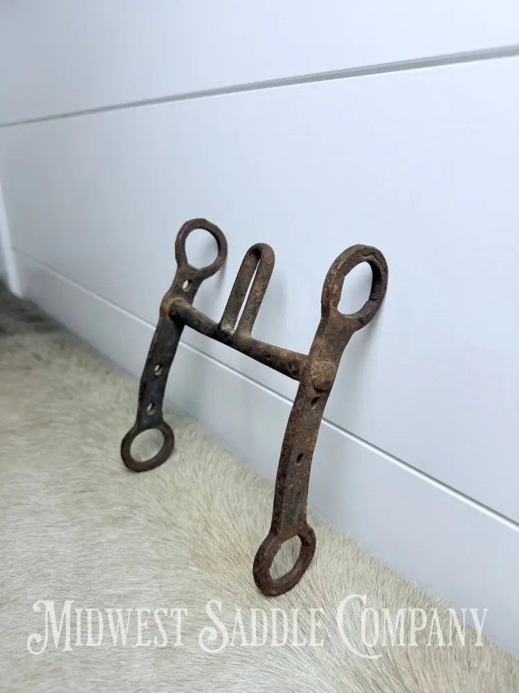 Antique Hand-Forged Western Port Curb Bit 4.75”