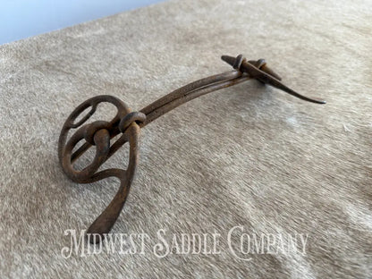 Antique Iron Metal Half Cheek Driving Bit Bit