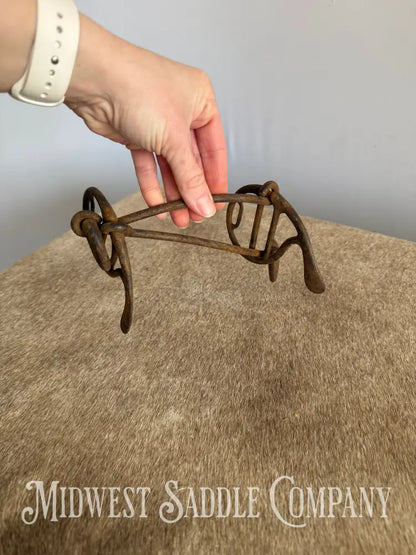 Antique Iron Metal Half Cheek Driving Bit Bit