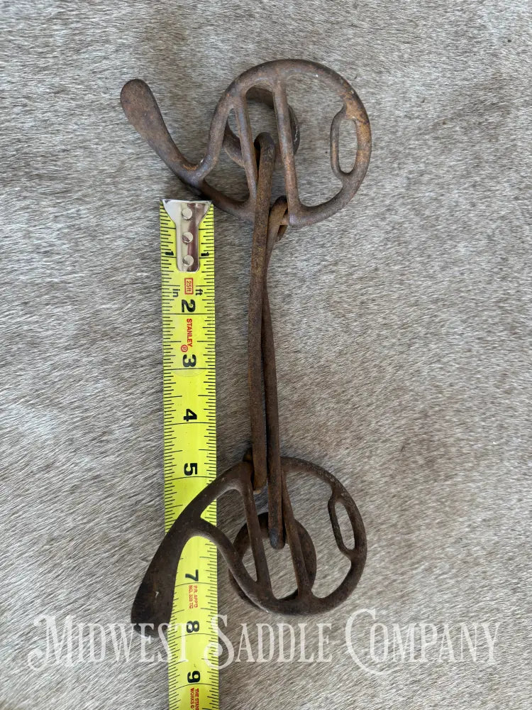 Antique Iron Metal Half Cheek Driving Bit Bit