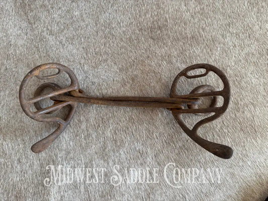 Antique Iron Metal Half Cheek Driving Bit Bit