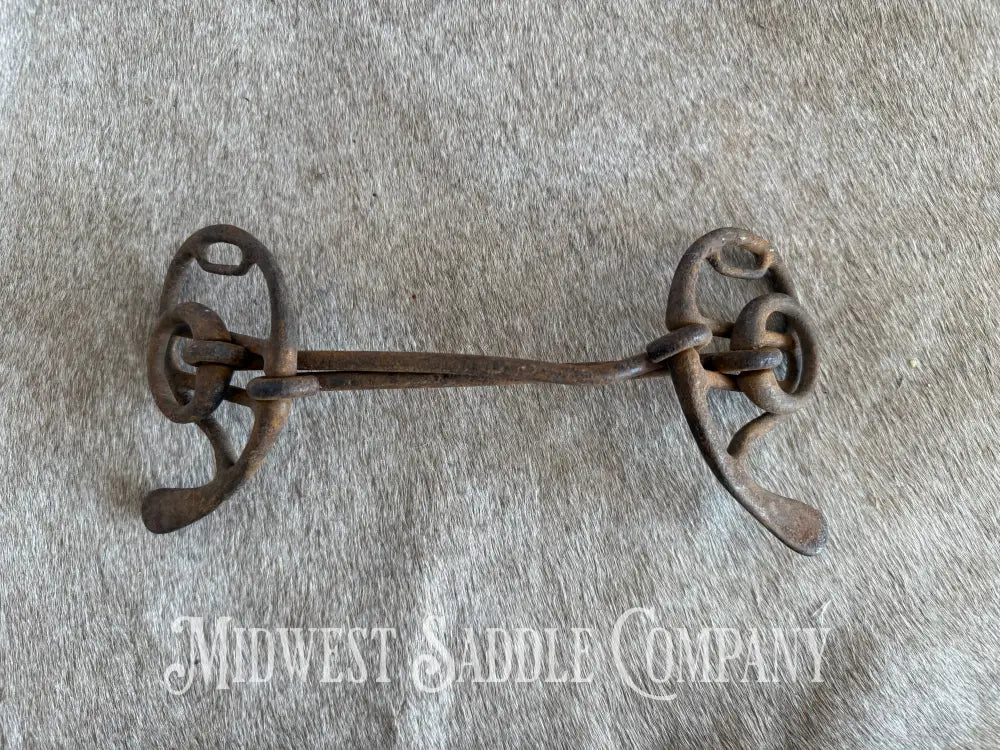 Antique Iron Metal Half Cheek Driving Bit Bit