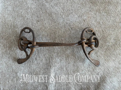 Antique Iron Metal Half Cheek Driving Bit Bit