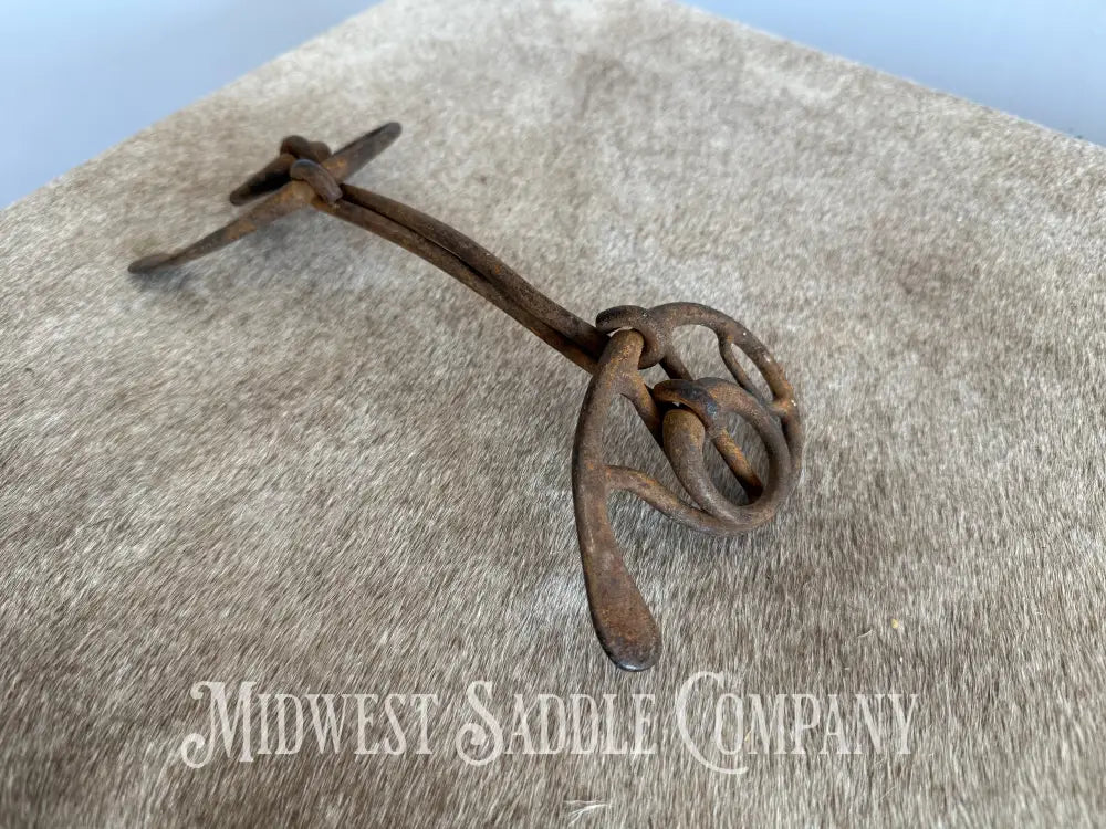 Antique Iron Metal Half Cheek Driving Bit Bit