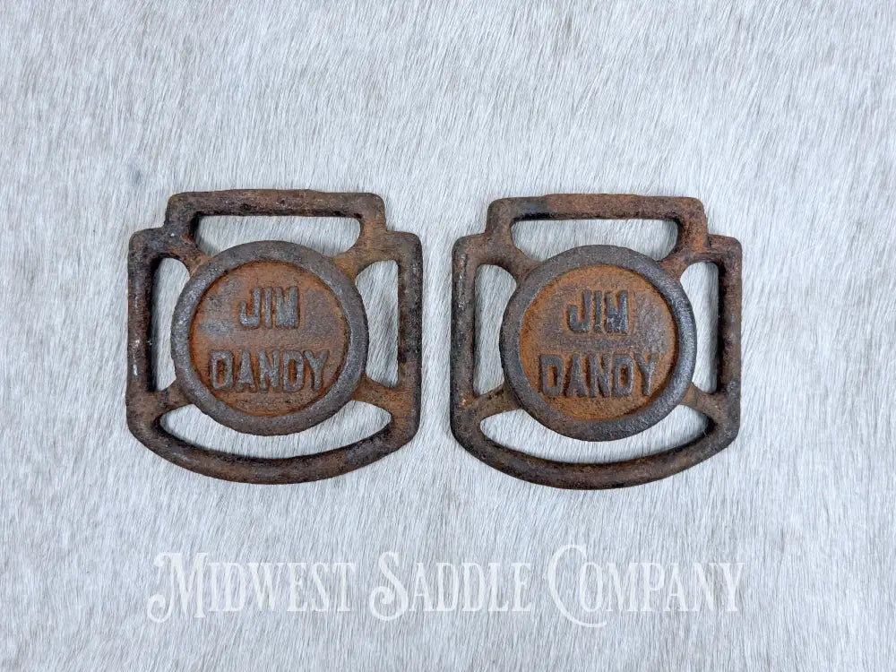 Antique Jim Dandy Bridle Rosettes