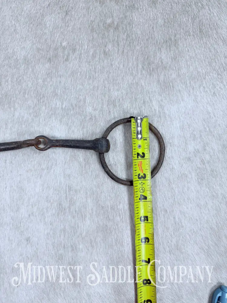 Antique Loose O-Ring Snaffle Bit 5.5”