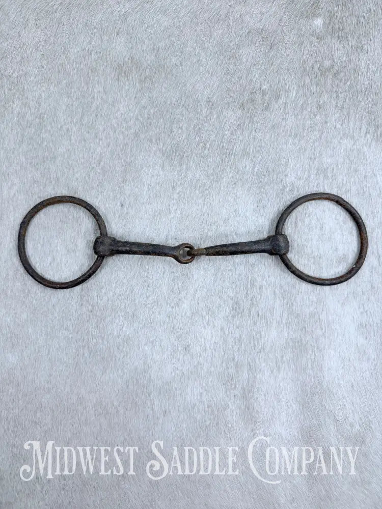 Antique Loose O-Ring Snaffle Bit 5.5”