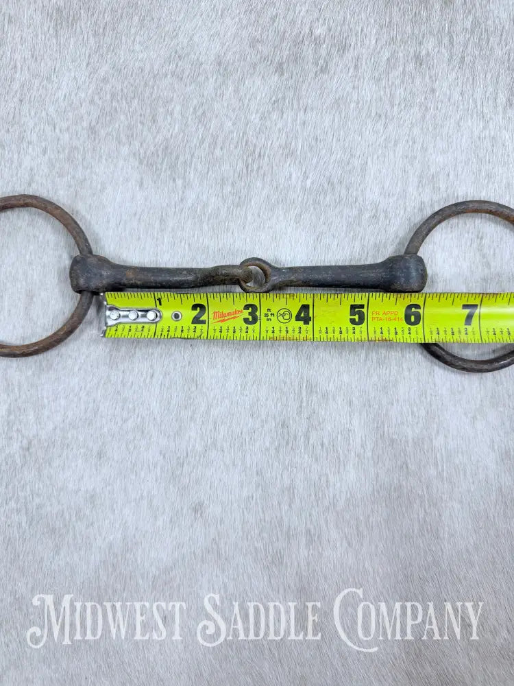 Antique Loose O-Ring Snaffle Bit 5.5”