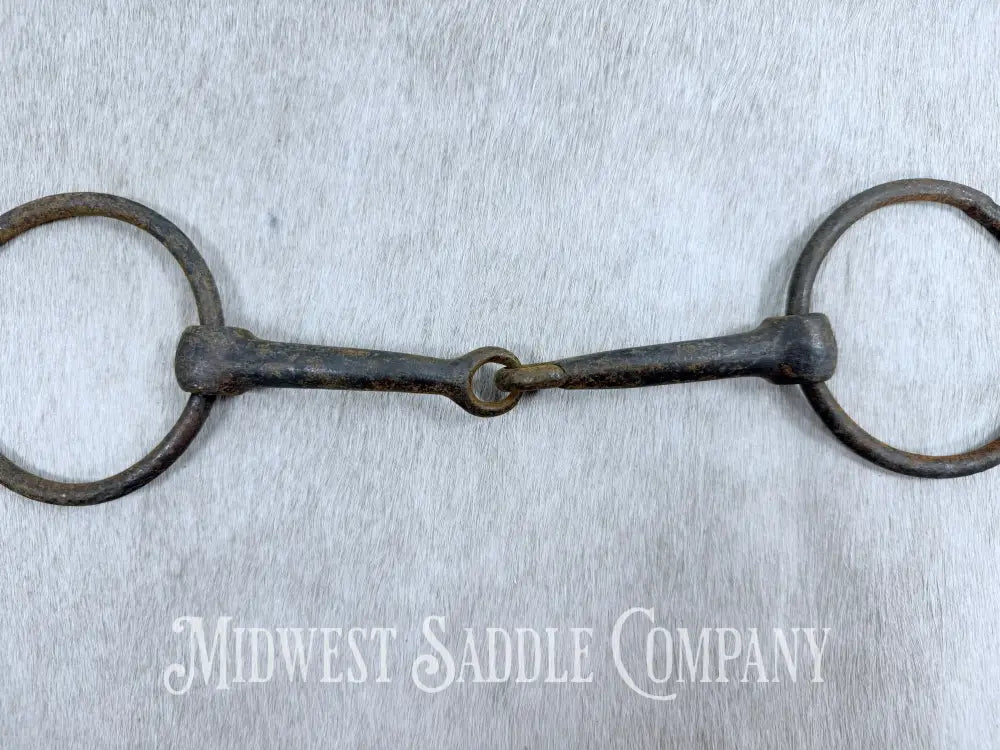 Antique Loose O-Ring Snaffle Bit 5.5”