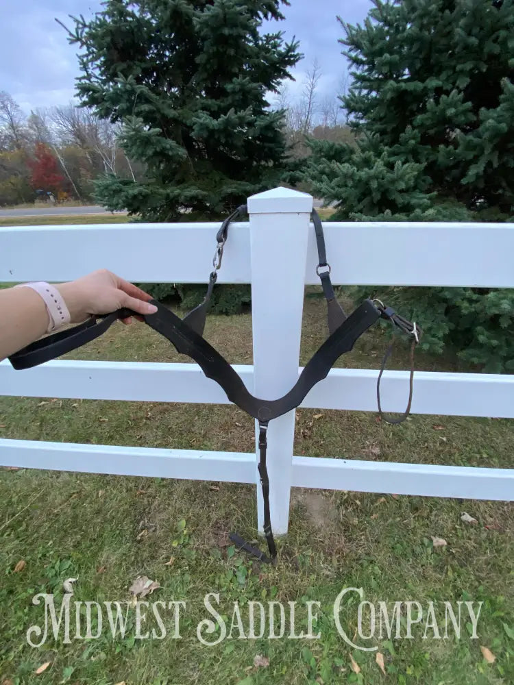 Antique Studded Parade Horse Martingale Breast Collar - Excellent Condition Breast Collar