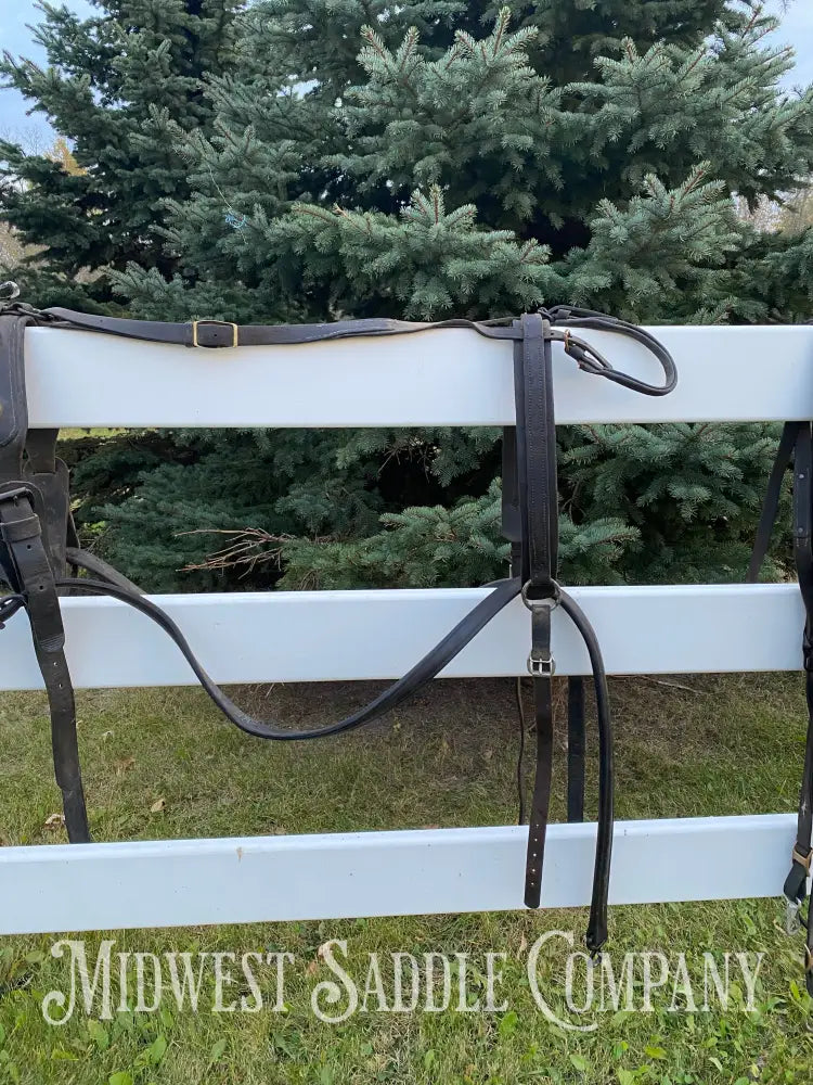 Antique U.S. Cavalry Horse Team Leather Harnesses - Great Condition! Driving Harness