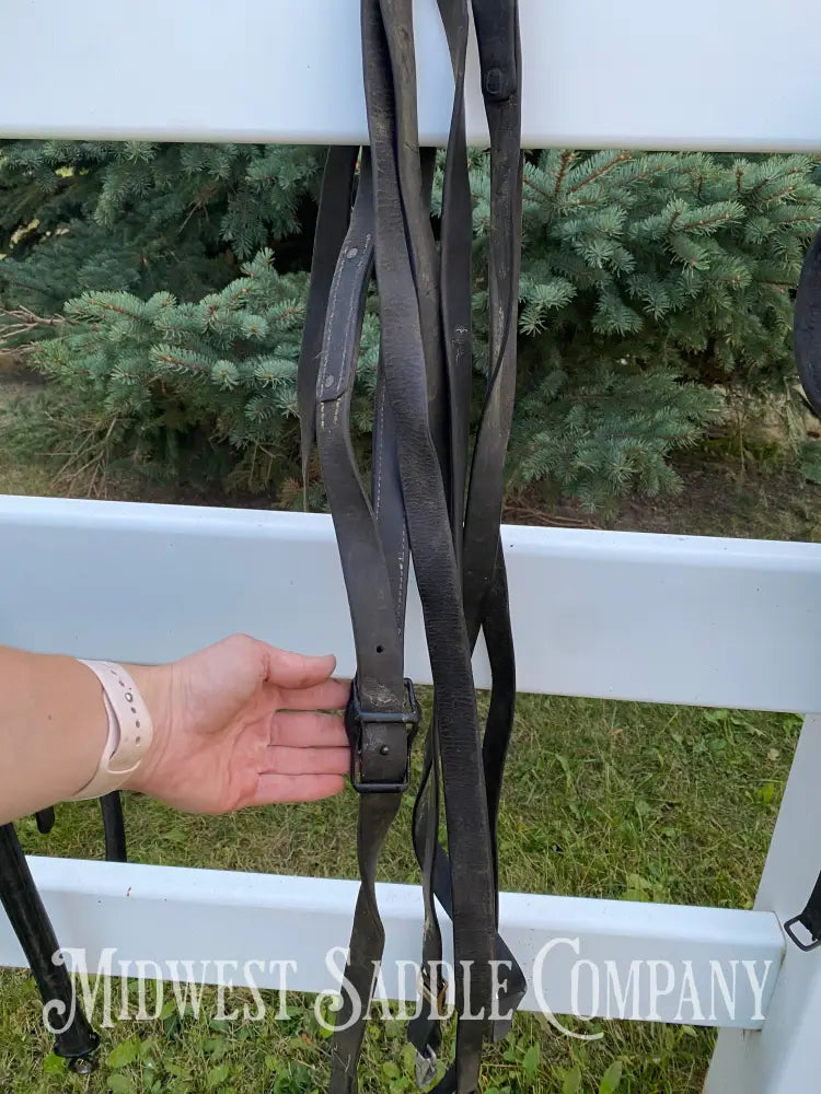Antique U.S. Cavalry Horse Team Leather Harnesses - Great Condition! Driving Harness