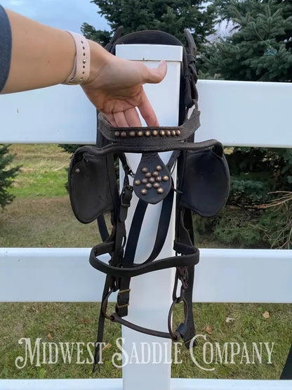 Antique U.S. Cavalry Horse Team Leather Harnesses - Great Condition! Driving Harness