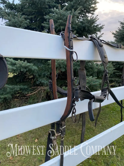 Antique U.S. Cavalry Horse Team Leather Harnesses - Great Condition! Driving Harness