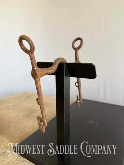 Antique U.S. WWI Cavalry Collectible Rustic Iron Horse Bit Bit