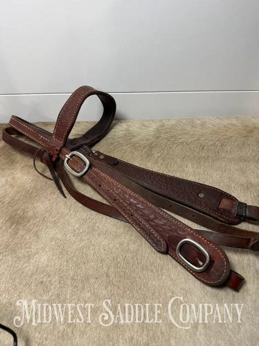 Basketweave Headstall - Bridles & Headstalls