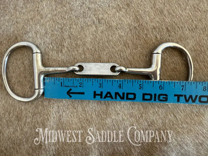 Centaur Dr Bristol Round Eggbutt Stainless Steel English Horse Bit Bit