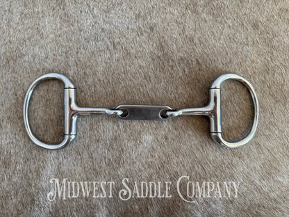 Centaur Dr Bristol Round Eggbutt Stainless Steel English Horse Bit Bit