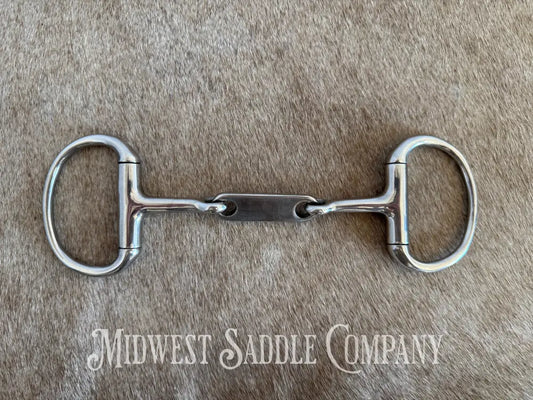 Centaur Dr Bristol Round Eggbutt Stainless Steel English Horse Bit Bit