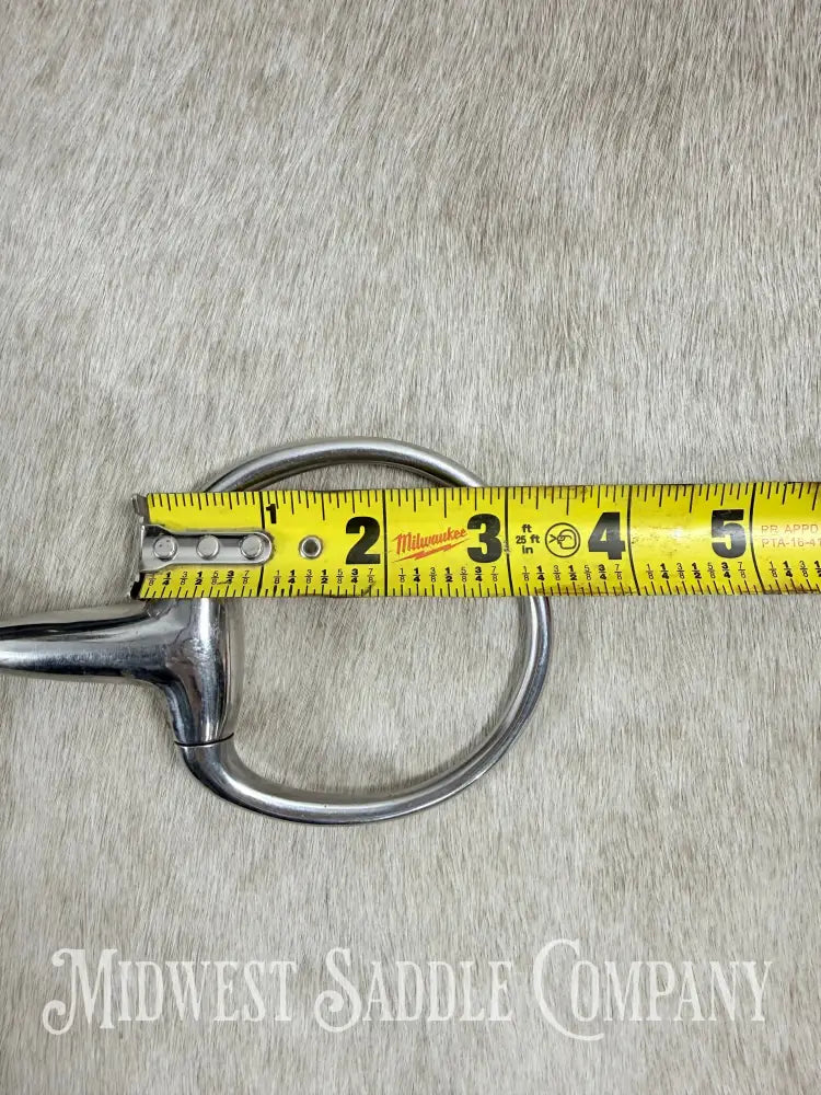Centaur Jointed Round Eggbutt Stainless Steel 5” Bit