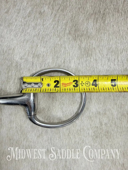 Centaur Jointed Round Eggbutt Stainless Steel 5” Bit