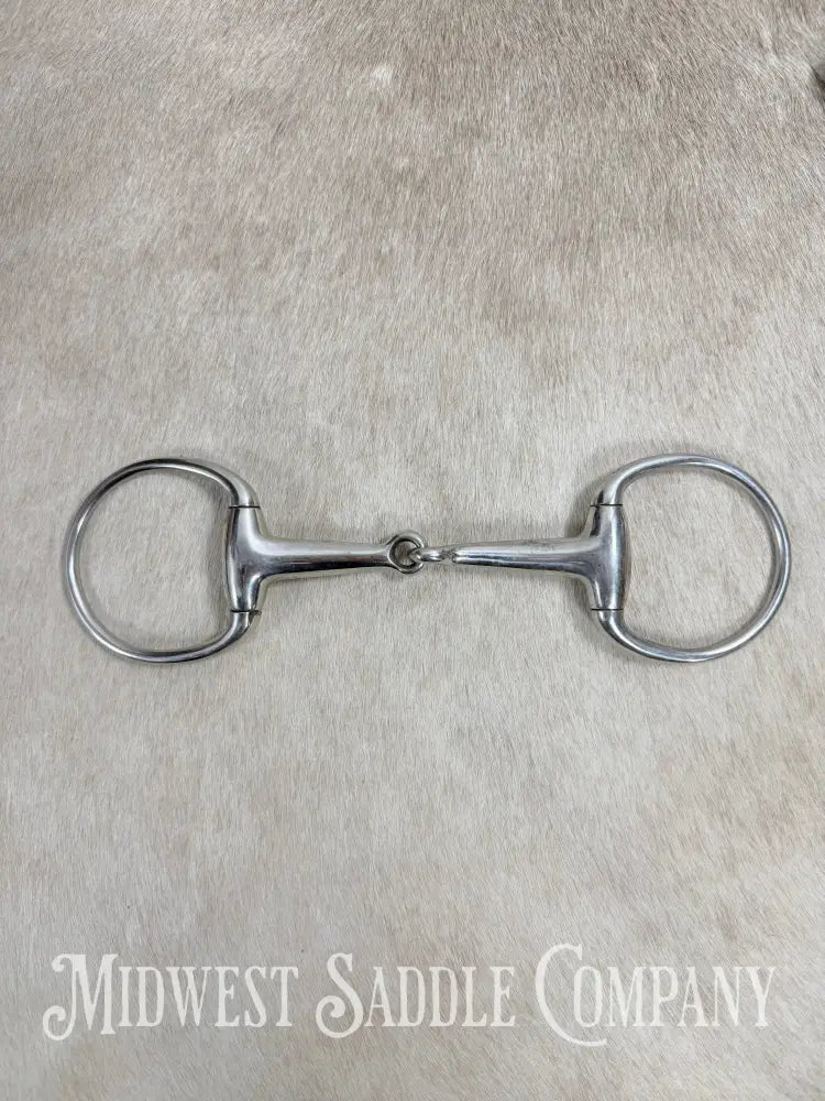 Centaur Jointed Round Eggbutt Stainless Steel 5” Bit