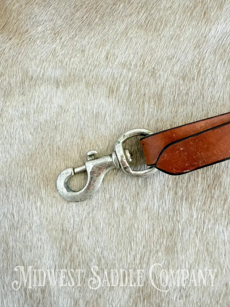 Circle Y Concho Headstall & Breast Collar Set Fully Tooled Tack Set