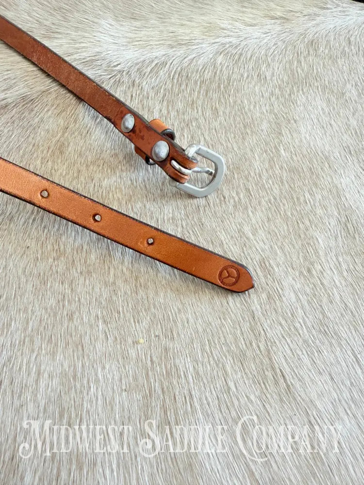 Circle Y Concho Headstall & Breast Collar Set Fully Tooled Tack Set