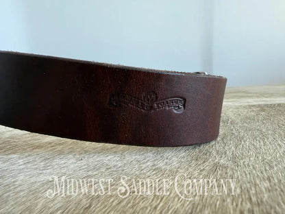 Circle Y Single Ply Plain Flank Back Cinch with Billets Back Cinch