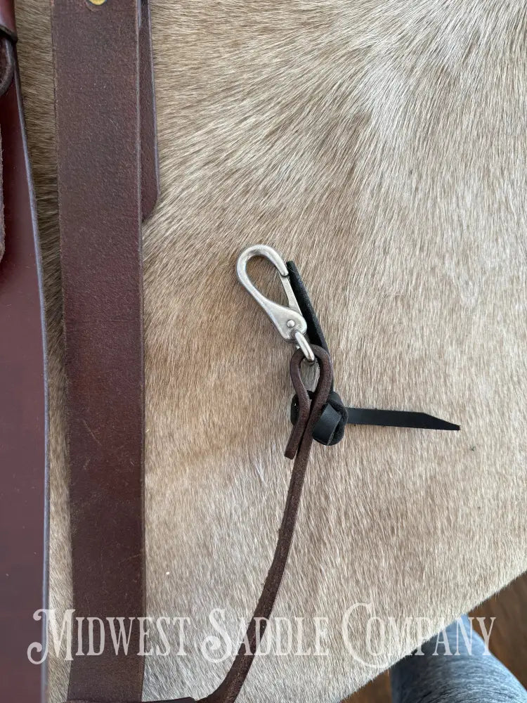 Circle Y Single Ply Plain Flank Back Cinch with Billets Back Cinch