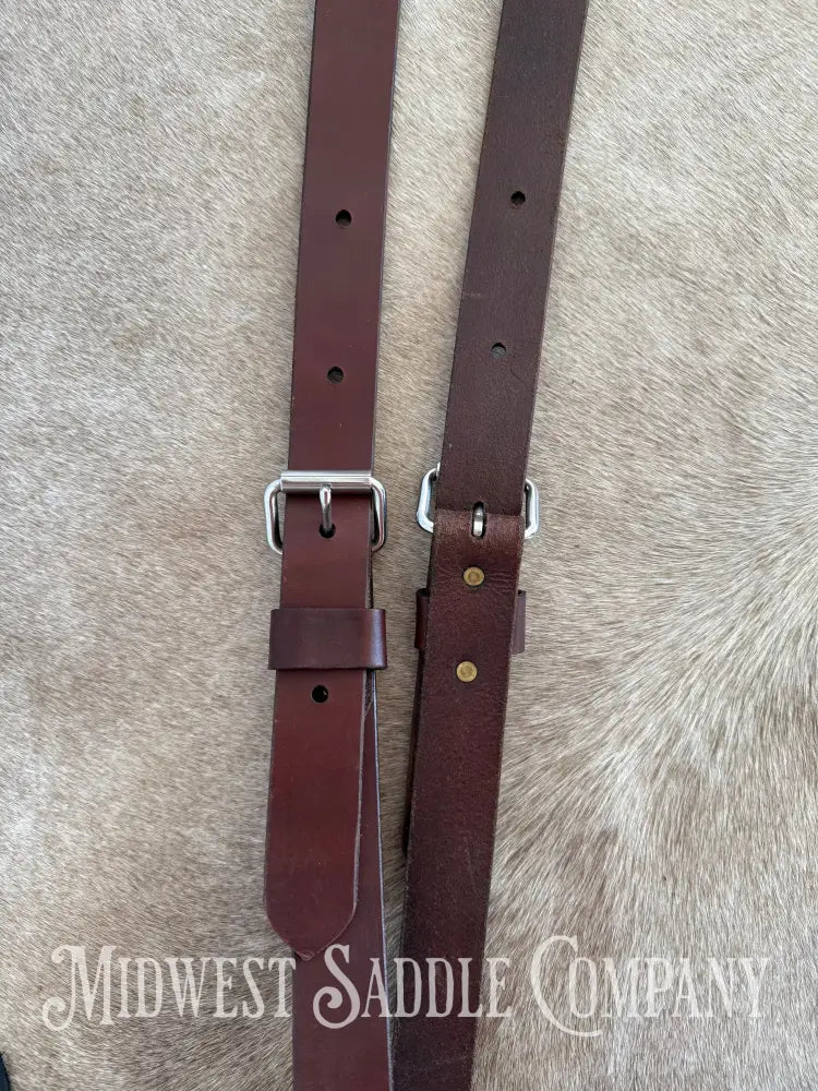 Circle Y Single Ply Plain Flank Back Cinch with Billets Back Cinch