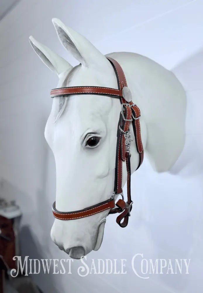 Circle Y Tucker Standard Trail Halter Bridle Combination Headstall Full Horse Size - Bridles & Headstalls