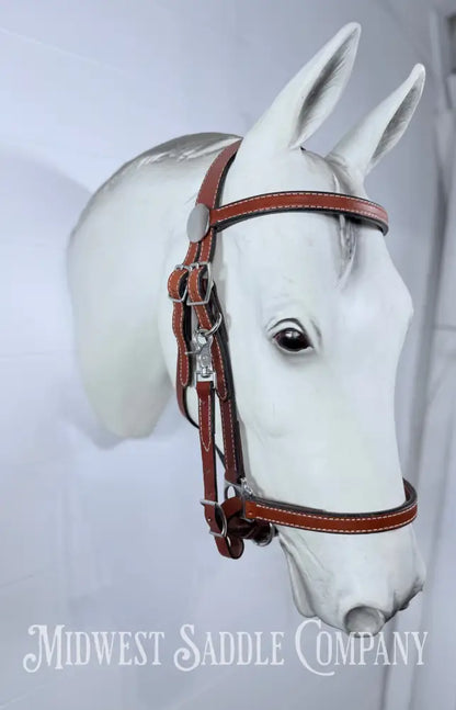 Circle Y Tucker Standard Trail Halter Bridle Combination Headstall Full Horse Size - Bridles & Headstalls