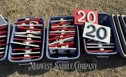 Competitive Carriage Driving Obstacle Course Markers - Set of 40 Other