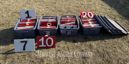 Competitive Carriage Driving Obstacle Course Markers - Set of 40 Other