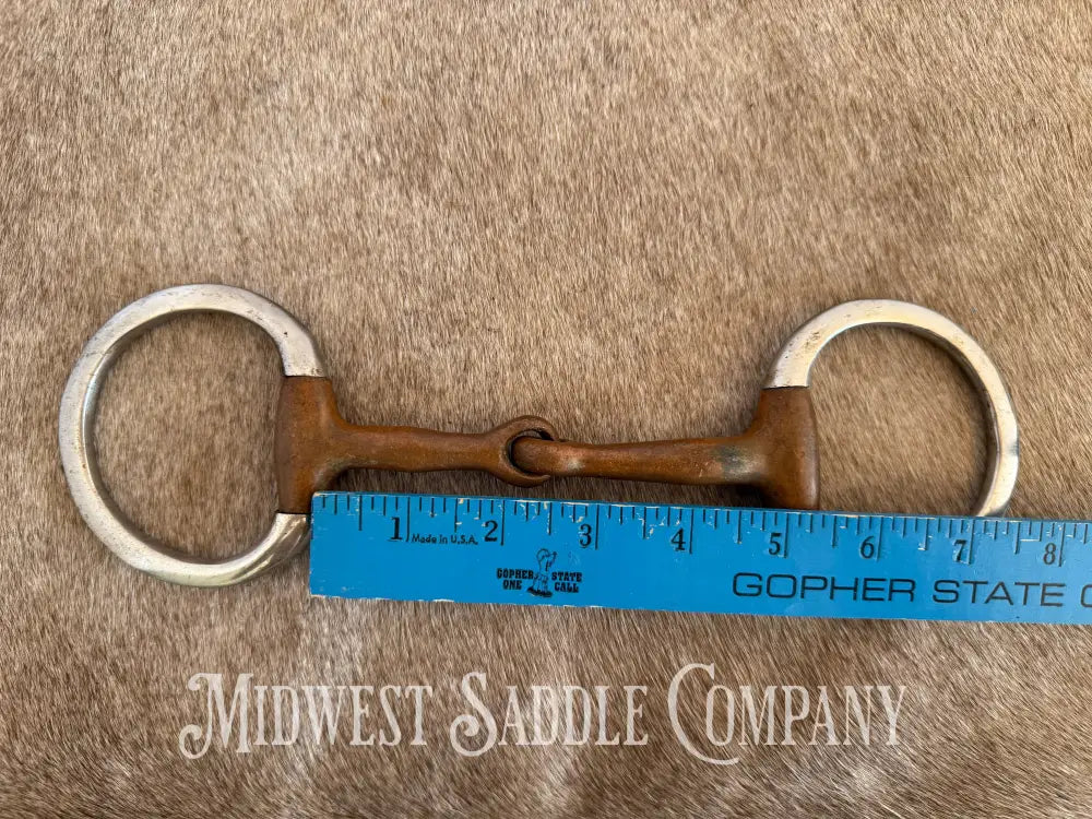 Copper Mouth Eggbutt Snaffle 5″