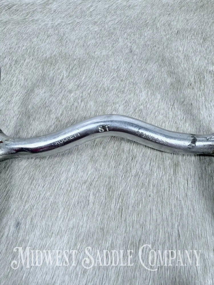 Crockett Renalde Stainless Steel Low Port Curb Bit Bit