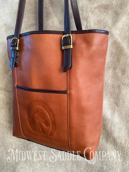 D’arriaga National & World Morgan Horse Show Leather Tote Bag Purse Other