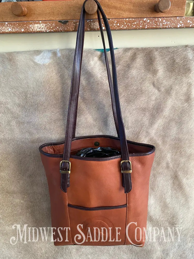 D’arriaga National & World Morgan Horse Show Leather Tote Bag Purse Other