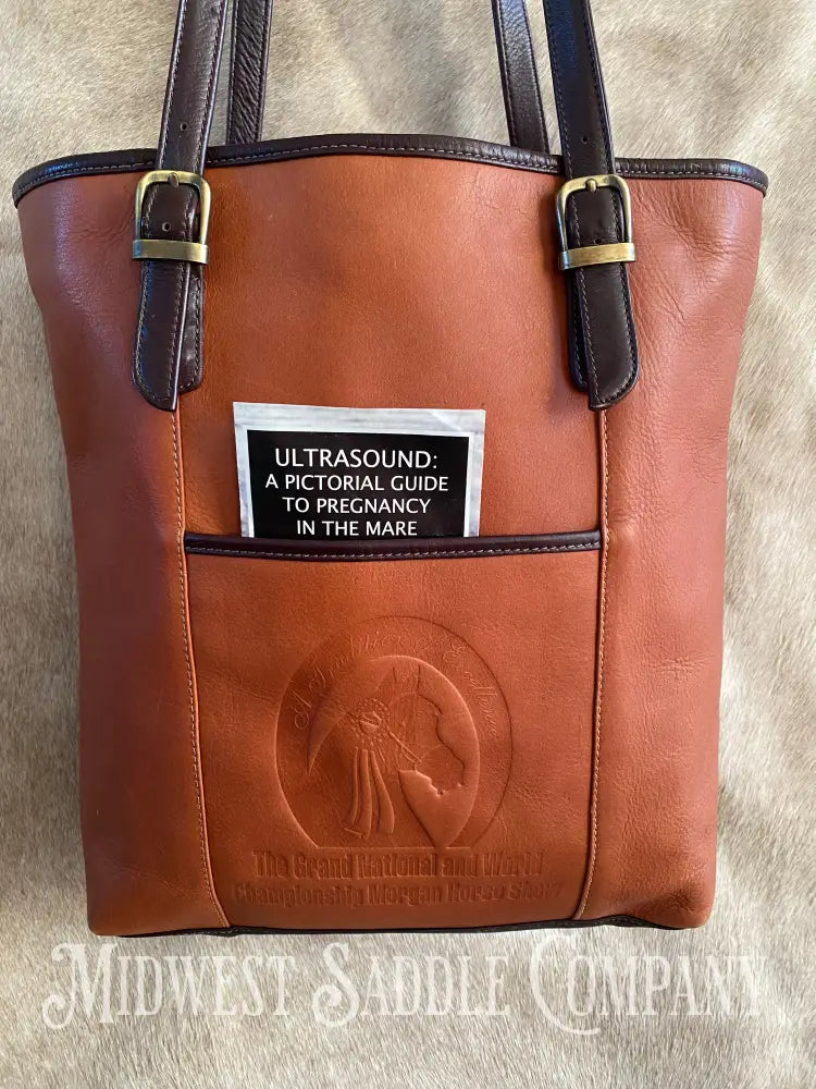 D’arriaga National & World Morgan Horse Show Leather Tote Bag Purse Other