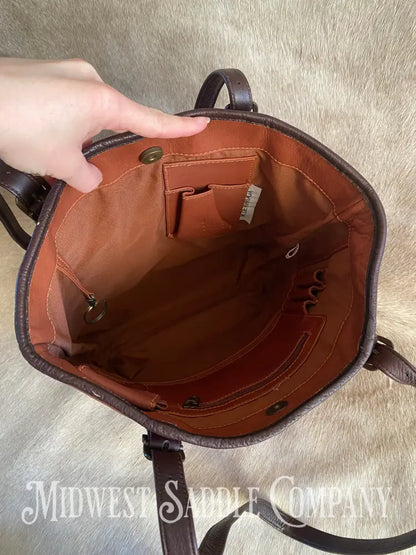 D’arriaga National & World Morgan Horse Show Leather Tote Bag Purse Other