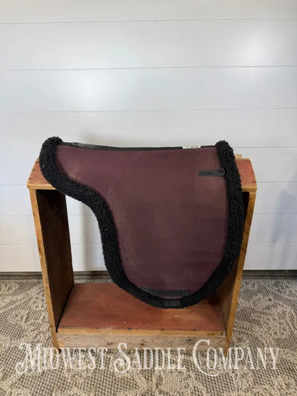 Diamond Wool Australian Stock Saddle Pad Maroon 50” x 25” - Saddle Pad