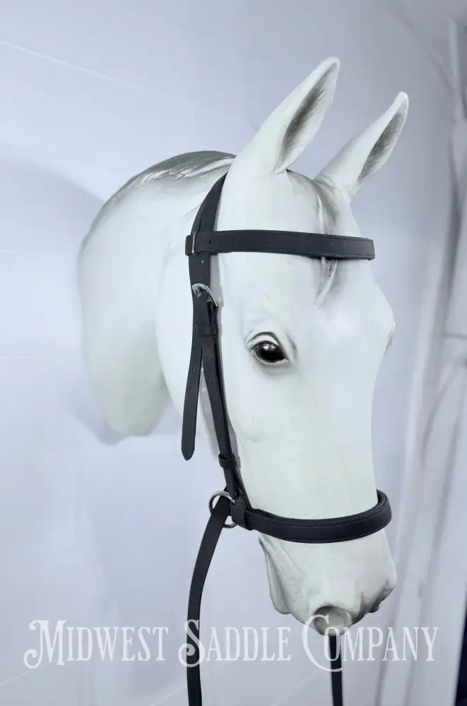 Dr. Cook’s Style Black Synthetic Beta Bitless Bridle Large Horse Size - Bridles & Headstalls