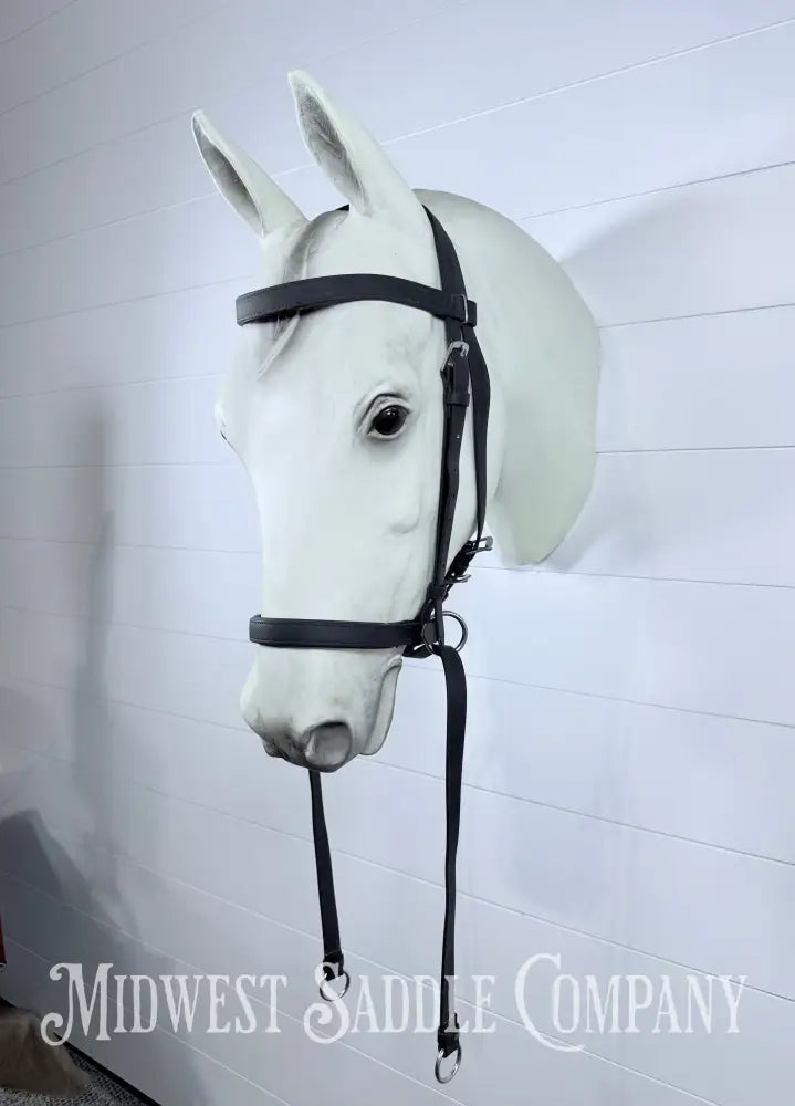 Dr. Cook’s Style Black Synthetic Beta Bitless Bridle Large Horse Size - Bridles & Headstalls