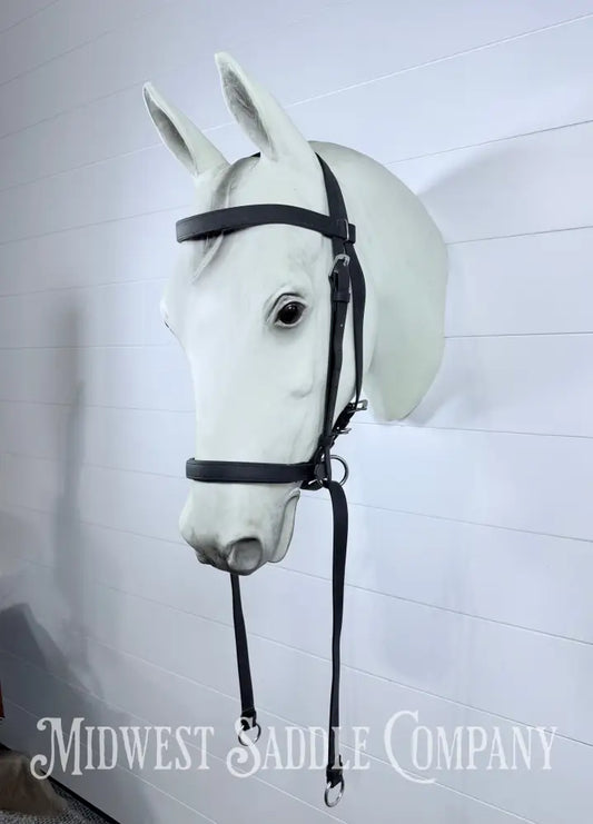 Dr. Cook’s Style Black Synthetic Beta Bitless Bridle Large Horse Size - Bridles & Headstalls