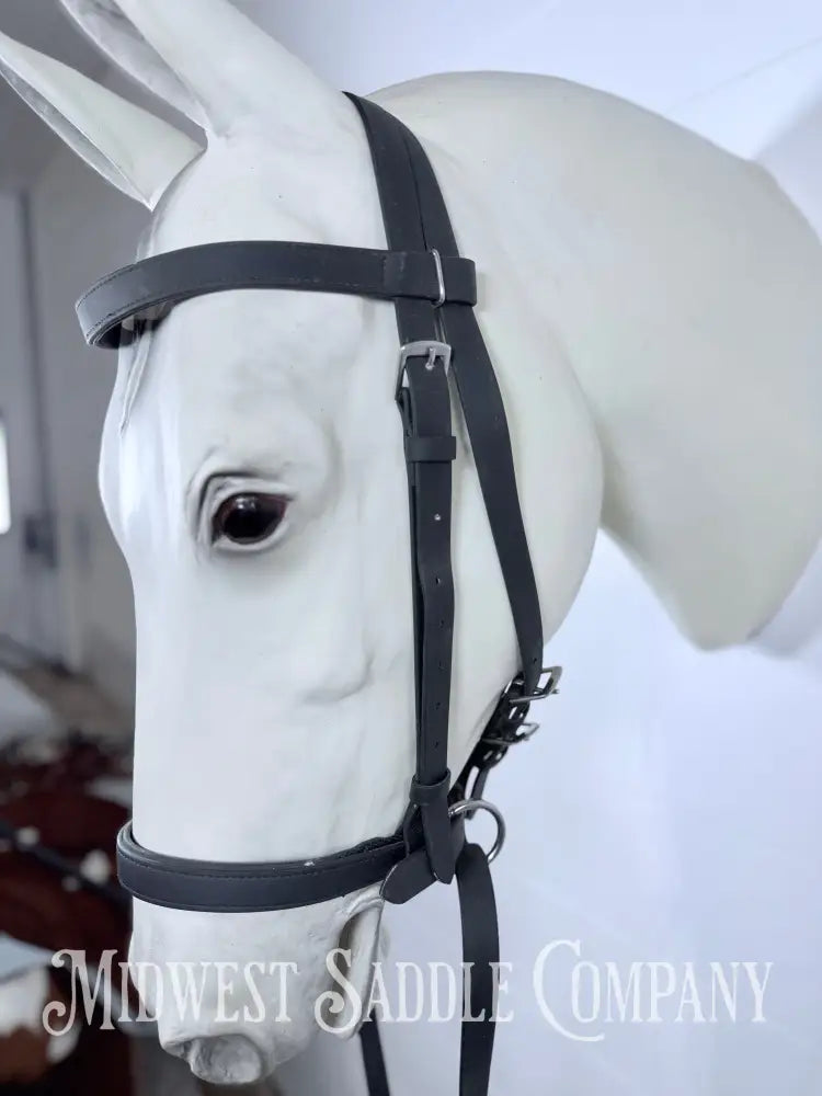 Dr. Cook’s Style Black Synthetic Beta Bitless Bridle Large Horse Size - Bridles & Headstalls