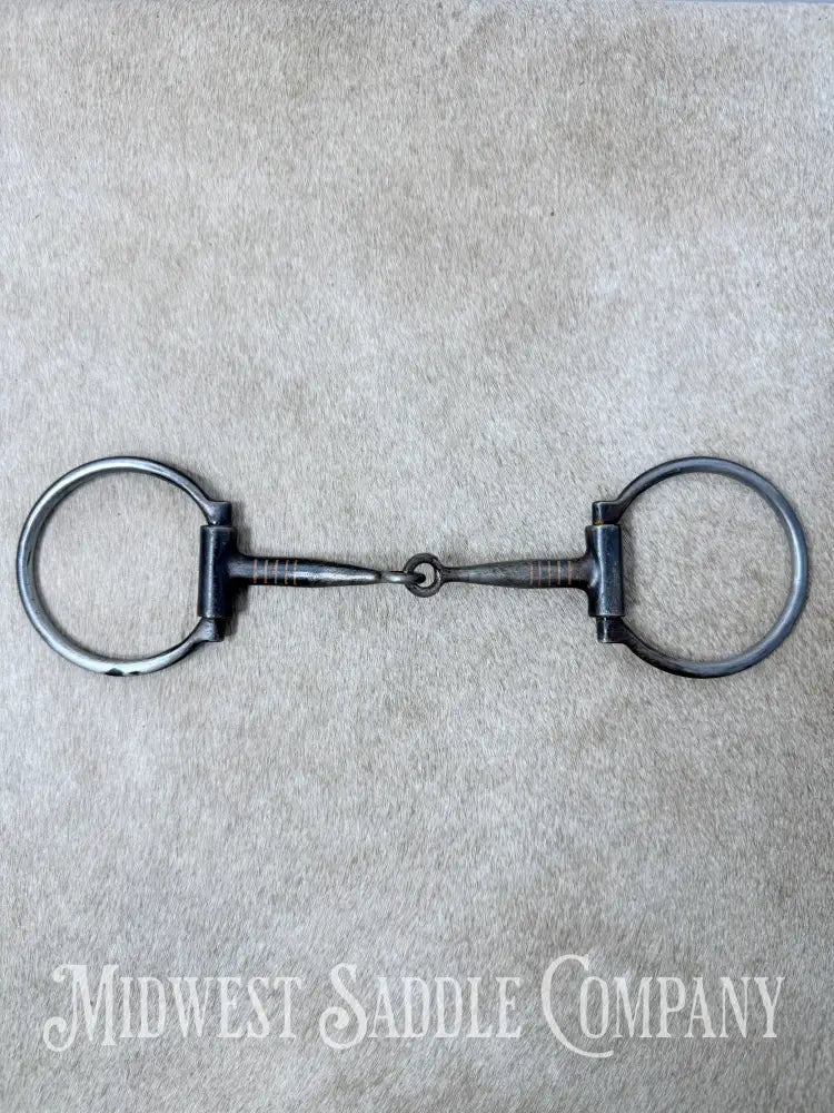 Dutton Single Jointed Snaffle Western Dee Bit Sweet Iron 5.25” - Bit