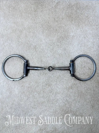 Dutton Single Jointed Snaffle Western Dee Bit Sweet Iron 5.25” - Bit